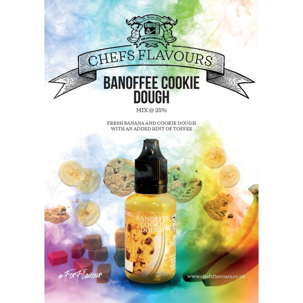 Chefs Flavours Banoffee Cookie Dough 30ml