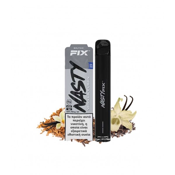 Vanilla Cuban Tobacco 20mg 2ml Saltnic Nasty Air Fix